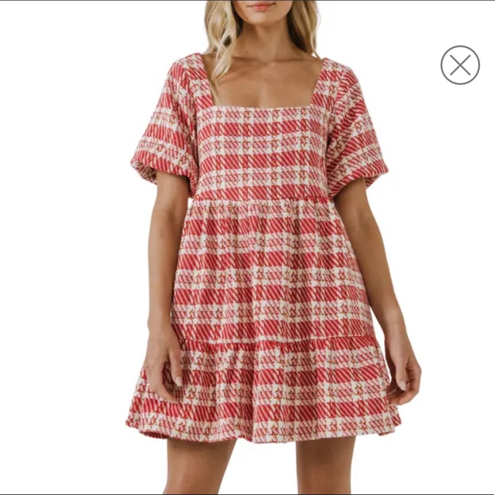 English Factory Tweed Mini Dress